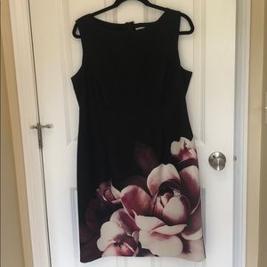 Black Dress w/ Flowers at Bottom